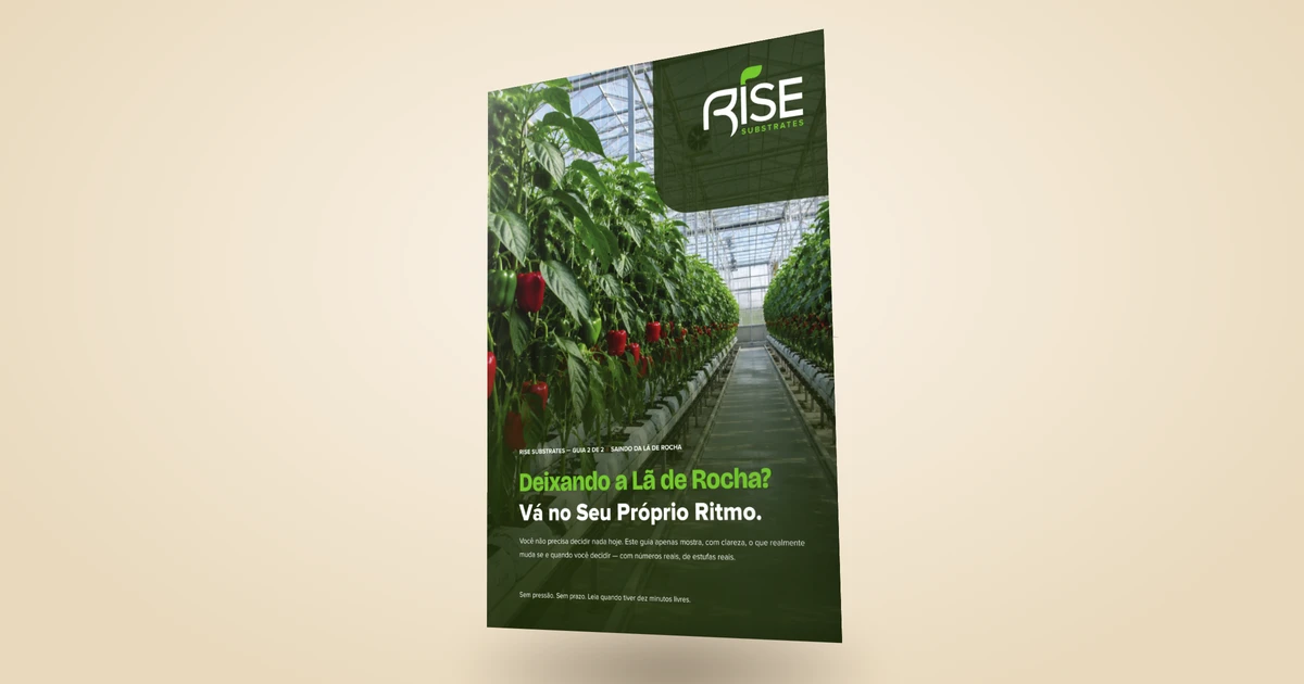 Rise Substrates Guia de Transição de Lã de Rocha para Fibra de Coco — capa